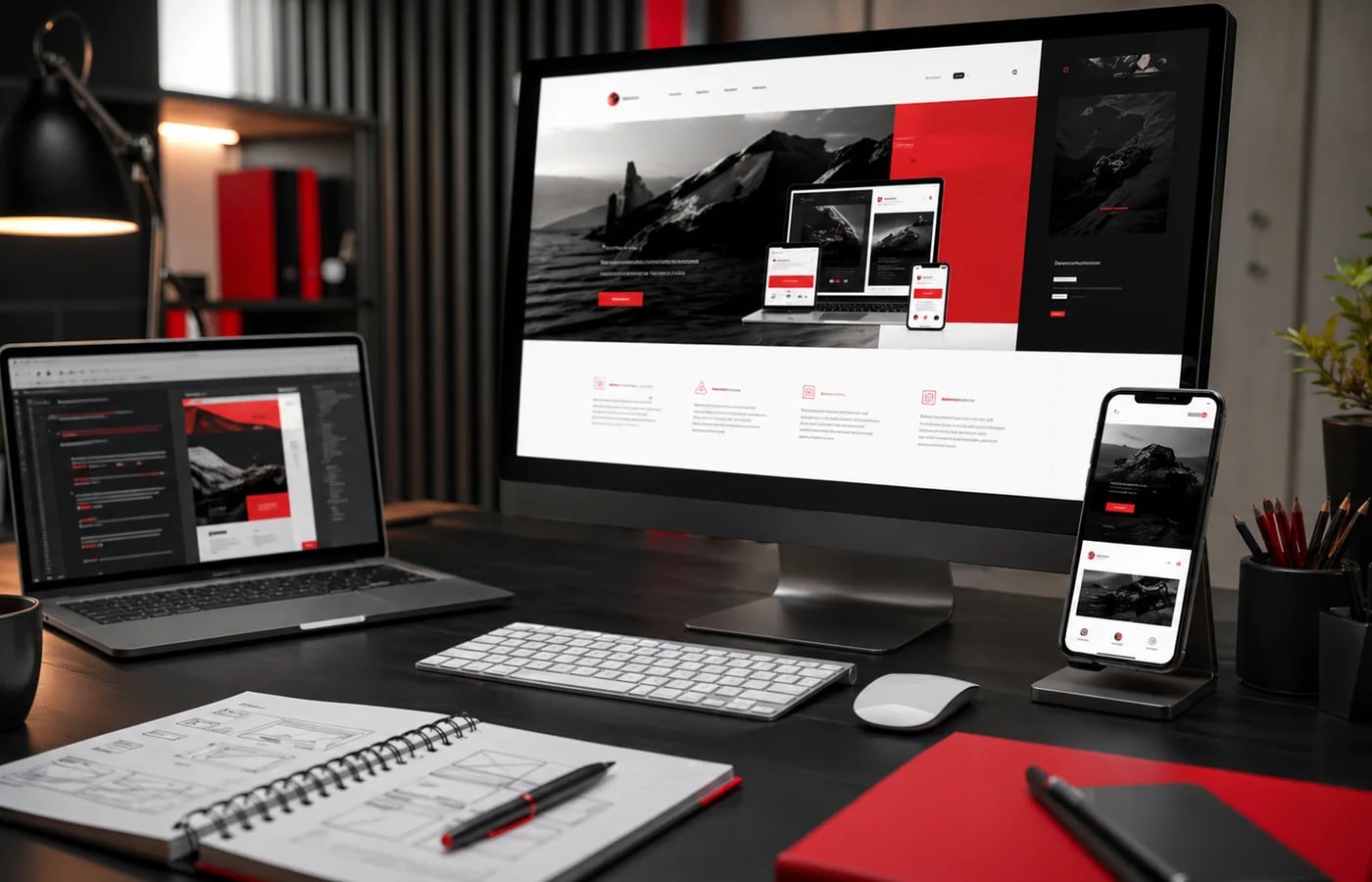 Web Design & Development illustration